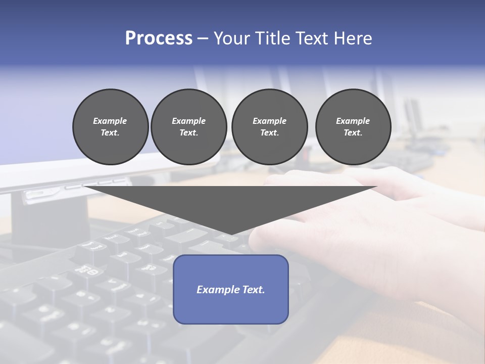 High-Speed Train With Motion Blur PowerPoint Template