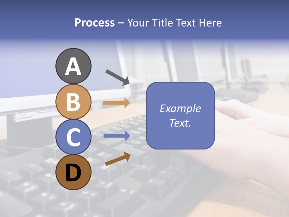 High-Speed Train With Motion Blur PowerPoint Template