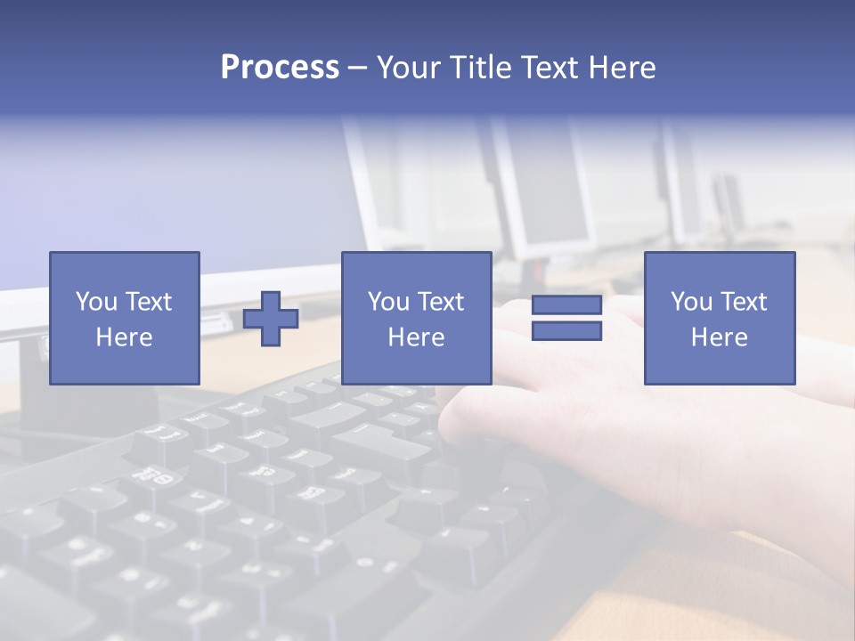 High-Speed Train With Motion Blur PowerPoint Template