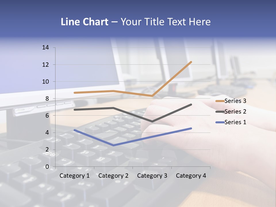 High-Speed Train With Motion Blur PowerPoint Template