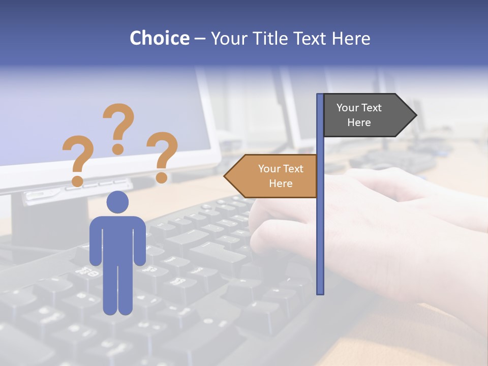 High-Speed Train With Motion Blur PowerPoint Template