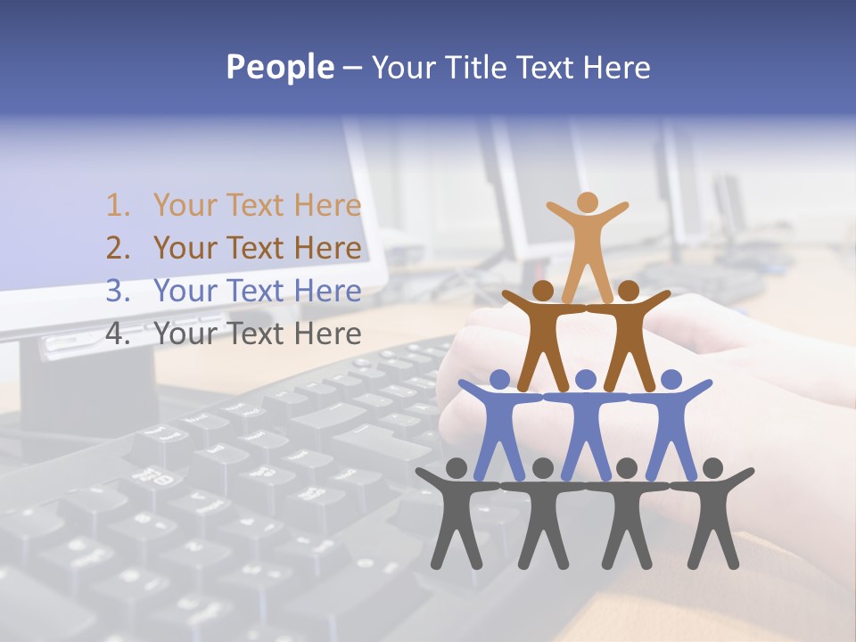 High-Speed Train With Motion Blur PowerPoint Template