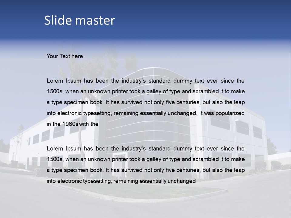 Office Building PowerPoint Template