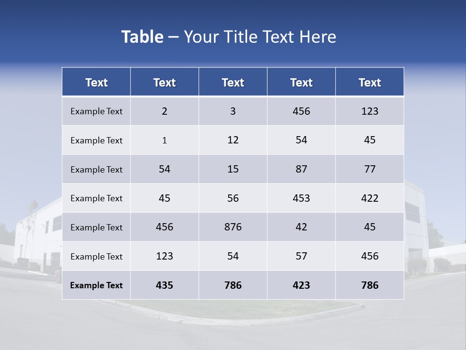 Office Building PowerPoint Template