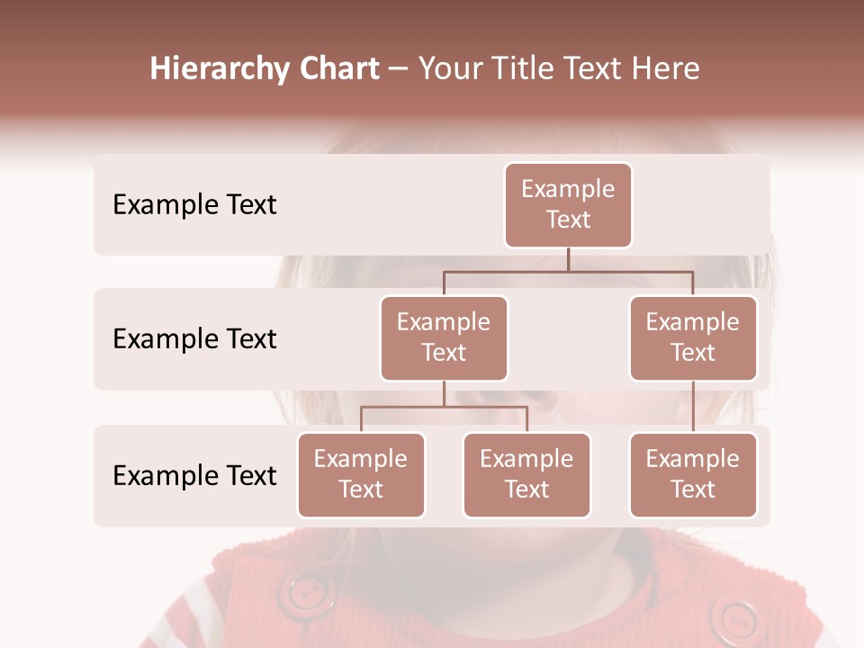 Little Girl With A Severe Flu And Red Eyes - Isolated PowerPoint Template