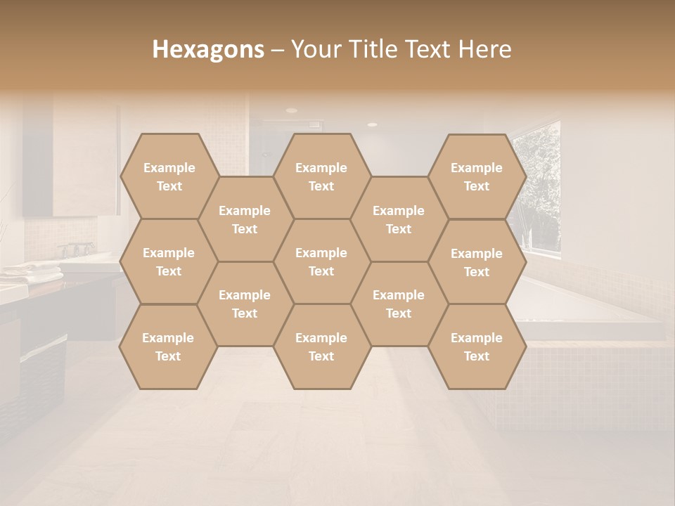 Master Bath In Luxury Home PowerPoint Template