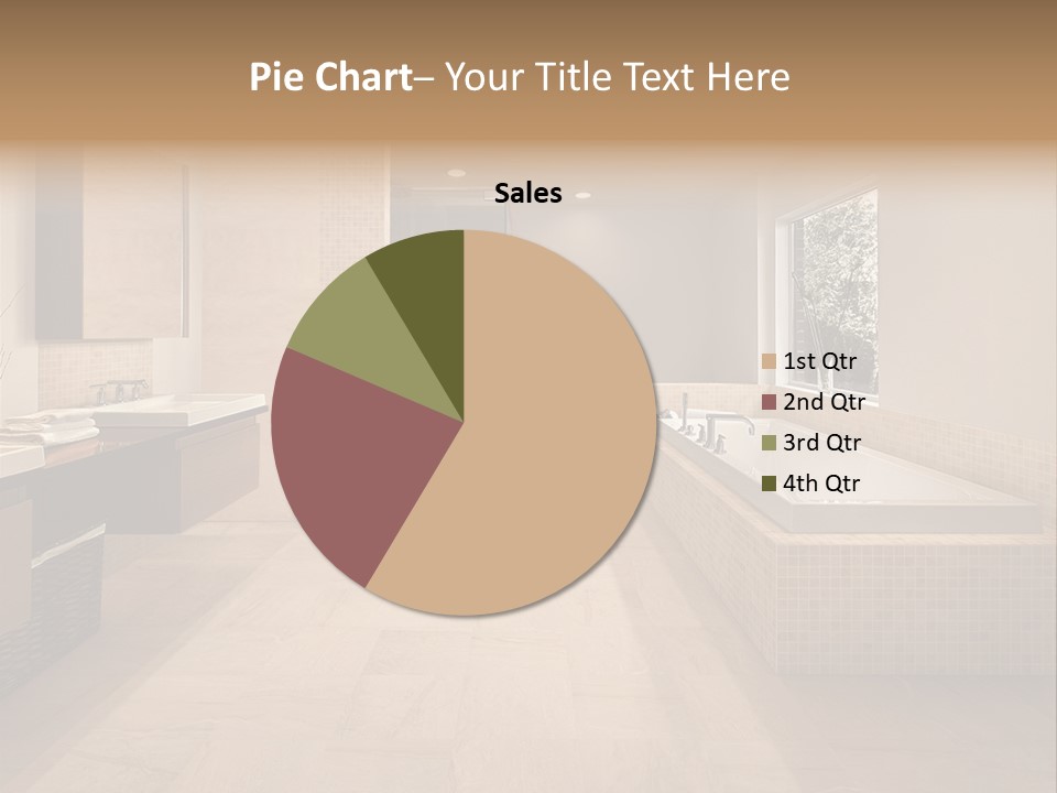 Master Bath In Luxury Home PowerPoint Template