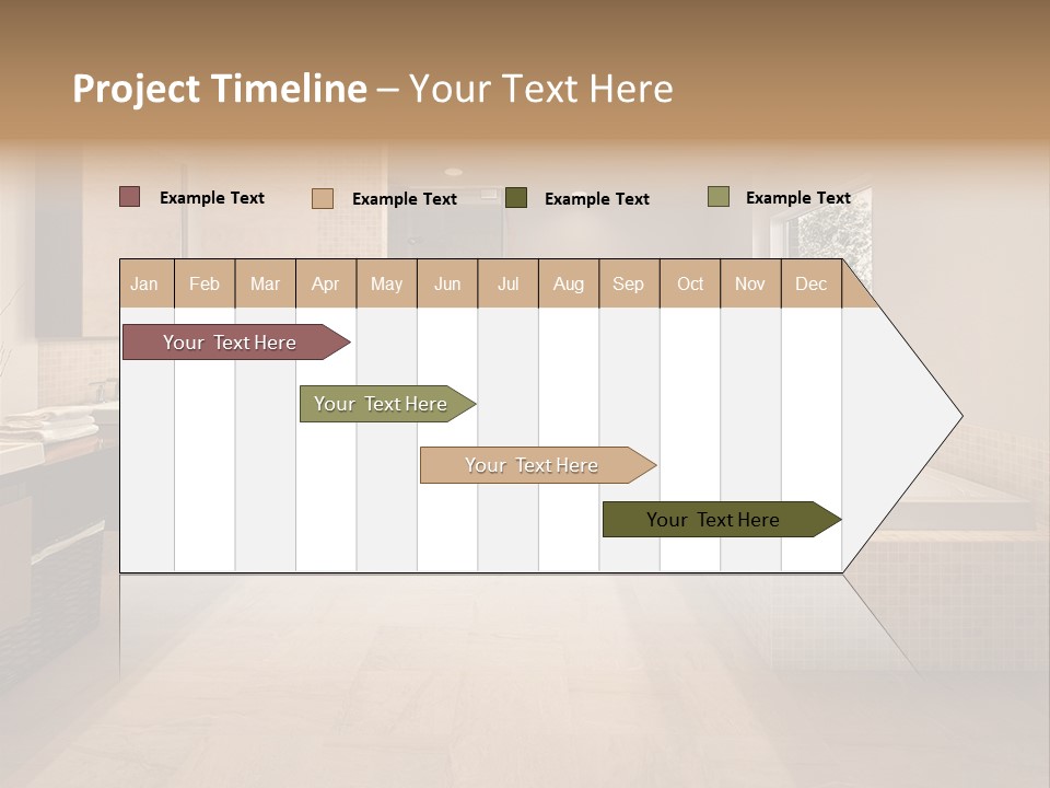 Master Bath In Luxury Home PowerPoint Template