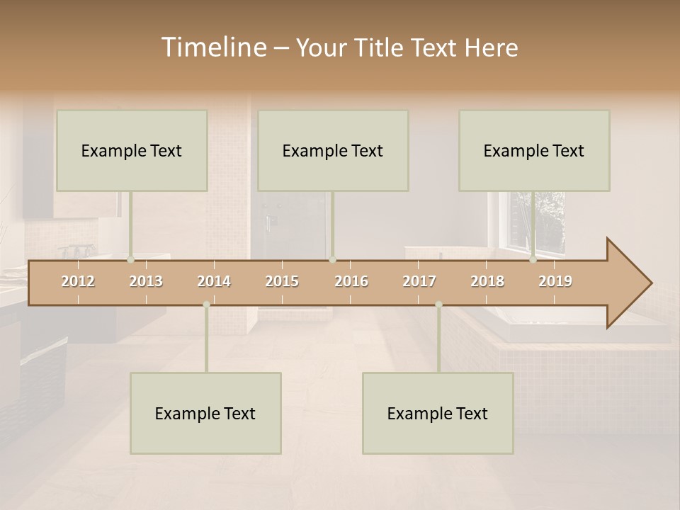 Master Bath In Luxury Home PowerPoint Template
