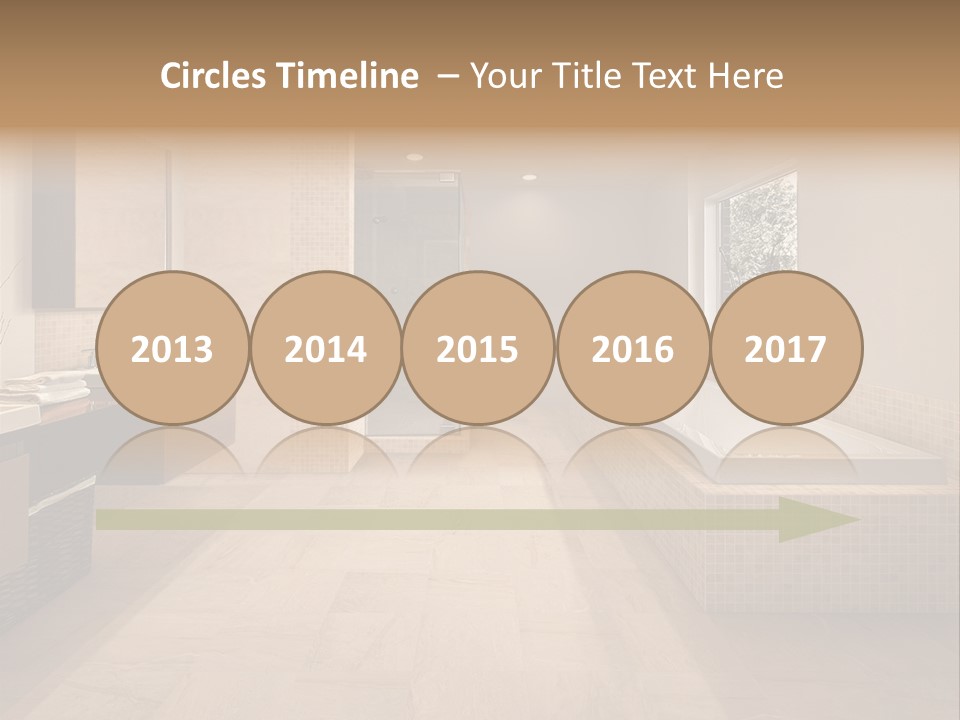 Master Bath In Luxury Home PowerPoint Template