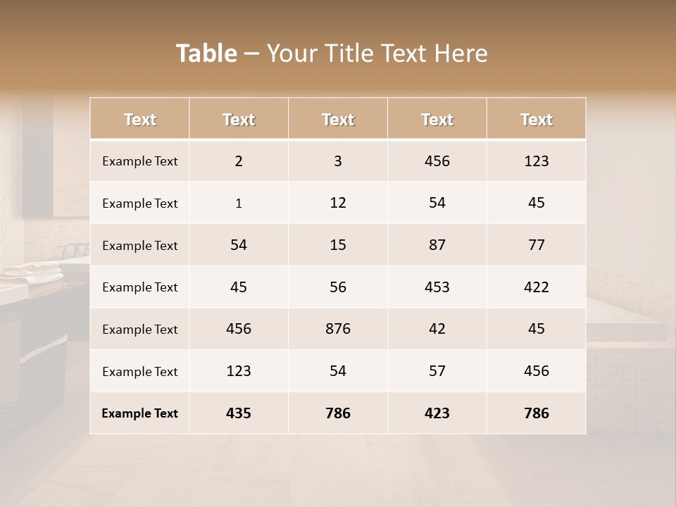 Master Bath In Luxury Home PowerPoint Template