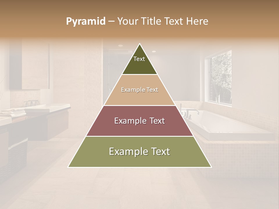 Master Bath In Luxury Home PowerPoint Template