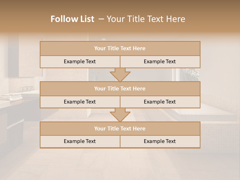 Master Bath In Luxury Home PowerPoint Template