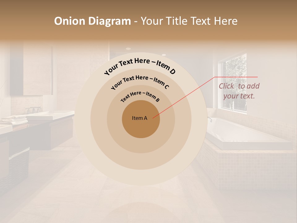 Master Bath In Luxury Home PowerPoint Template