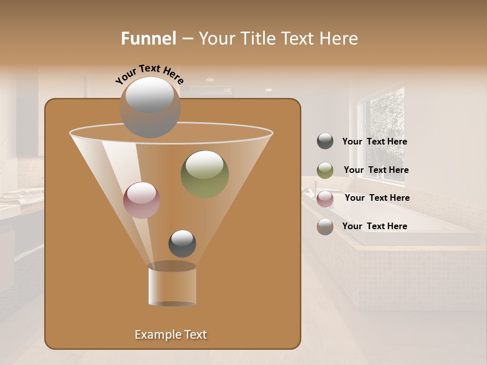 Master Bath In Luxury Home PowerPoint Template