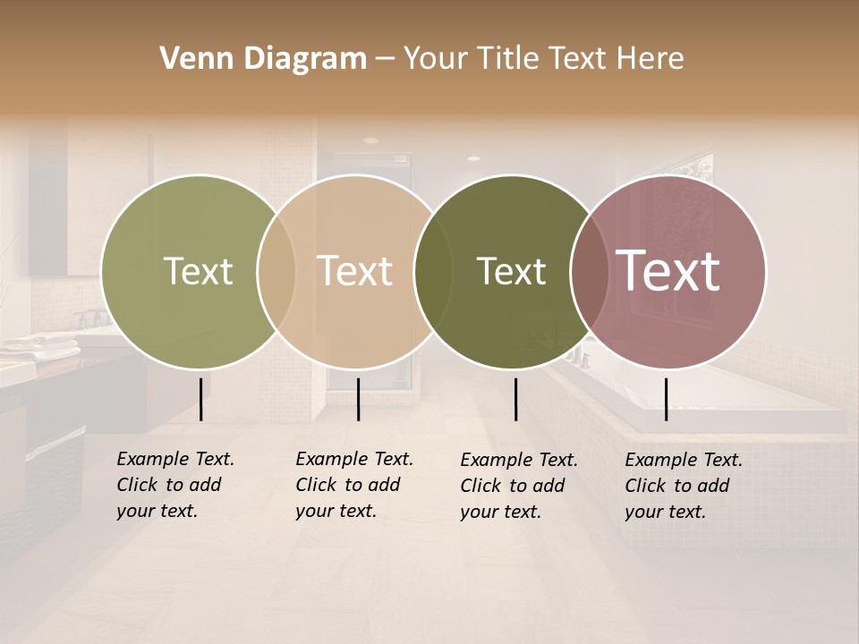 Master Bath In Luxury Home PowerPoint Template