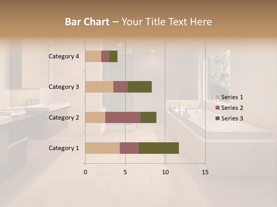 Master Bath In Luxury Home PowerPoint Template