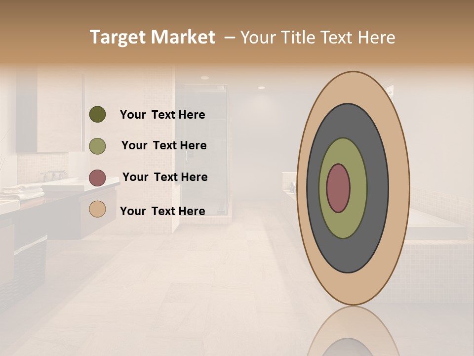 Master Bath In Luxury Home PowerPoint Template