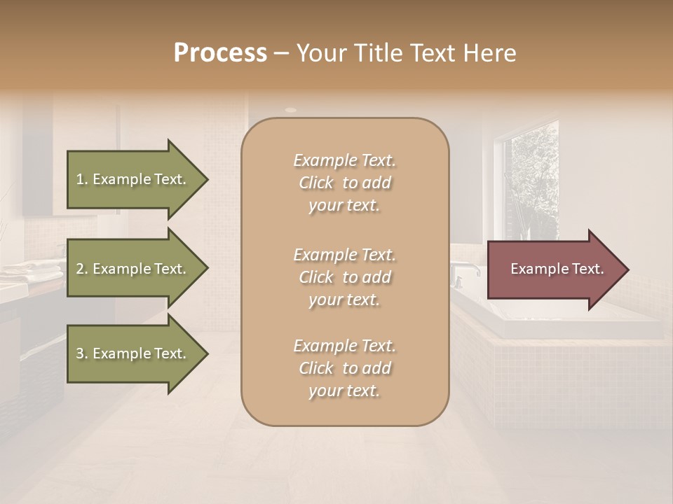 Master Bath In Luxury Home PowerPoint Template