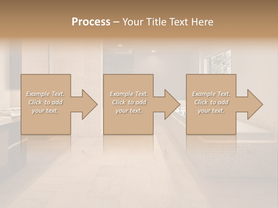 Master Bath In Luxury Home PowerPoint Template