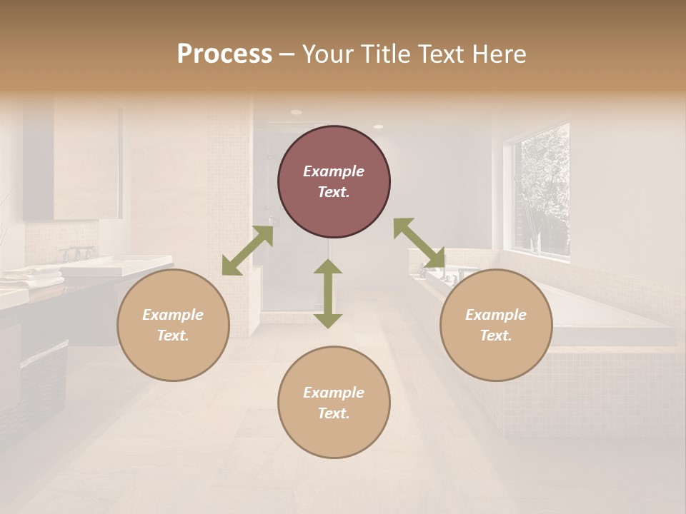 Master Bath In Luxury Home PowerPoint Template