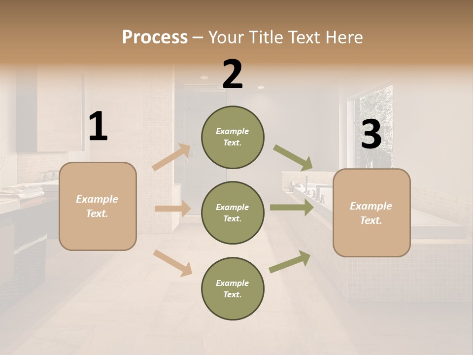 Master Bath In Luxury Home PowerPoint Template