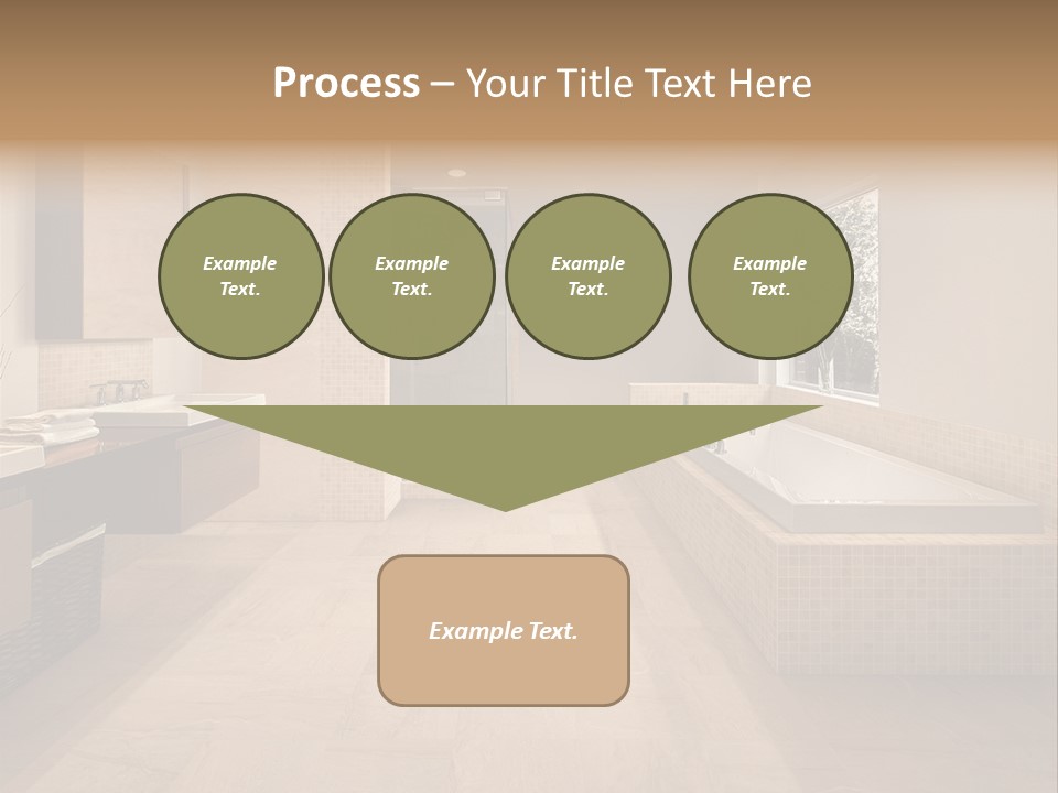 Master Bath In Luxury Home PowerPoint Template