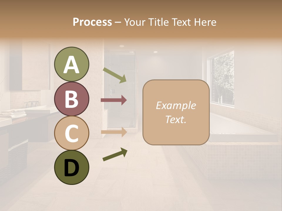 Master Bath In Luxury Home PowerPoint Template