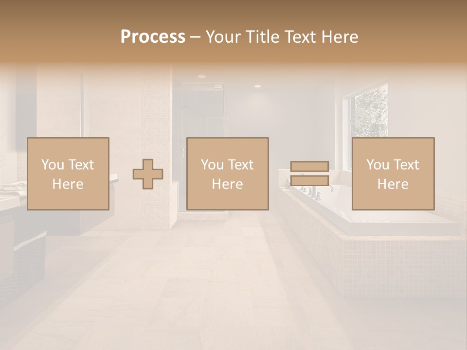 Master Bath In Luxury Home PowerPoint Template
