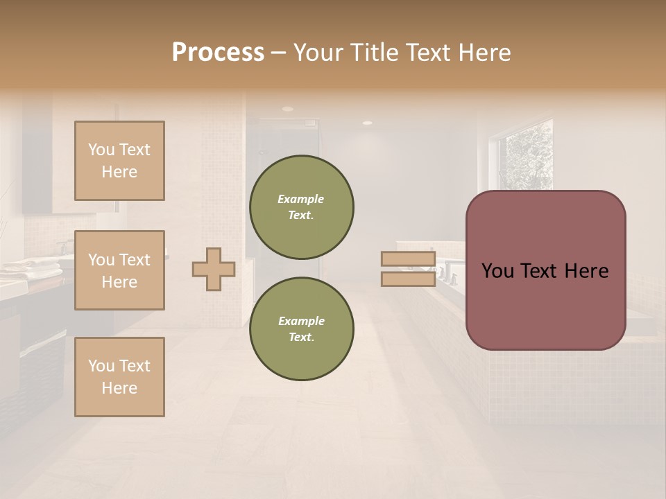 Master Bath In Luxury Home PowerPoint Template