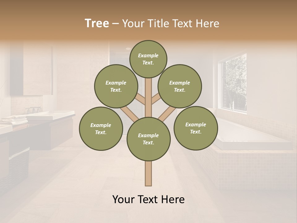 Master Bath In Luxury Home PowerPoint Template