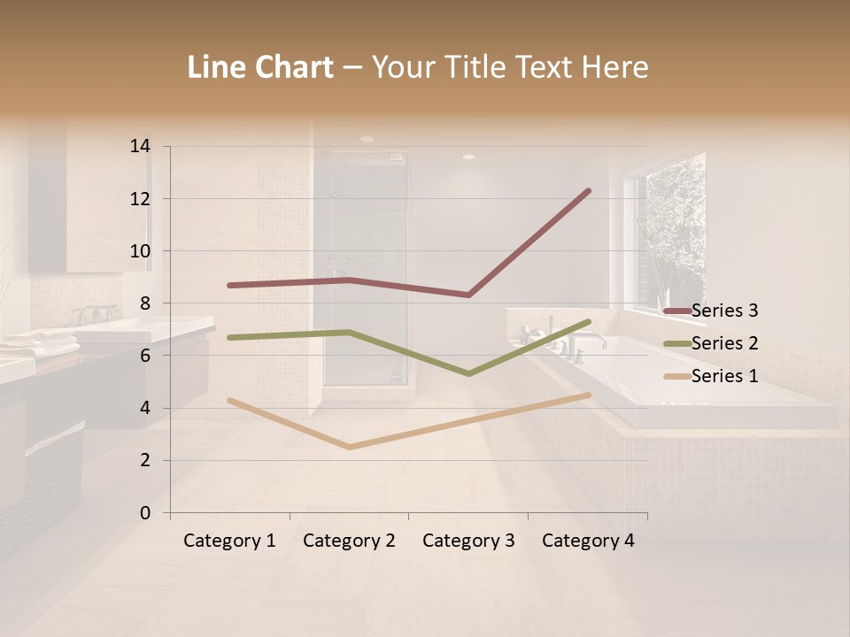 Master Bath In Luxury Home PowerPoint Template