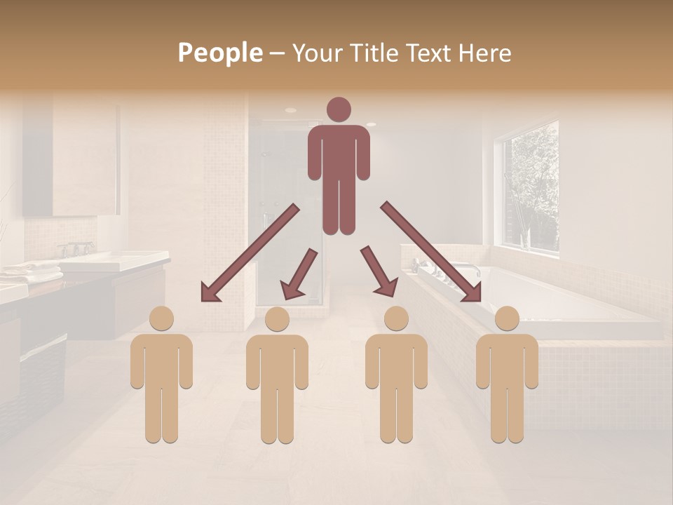 Master Bath In Luxury Home PowerPoint Template
