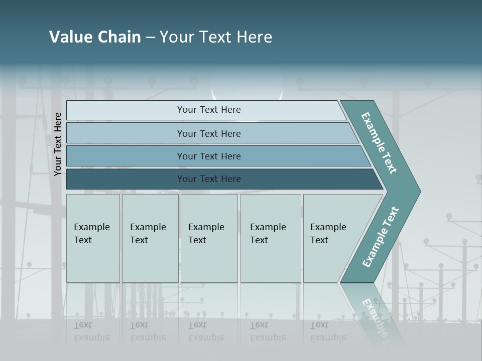 A Plane Flying In The Sky With The Moon In The Background PowerPoint Template