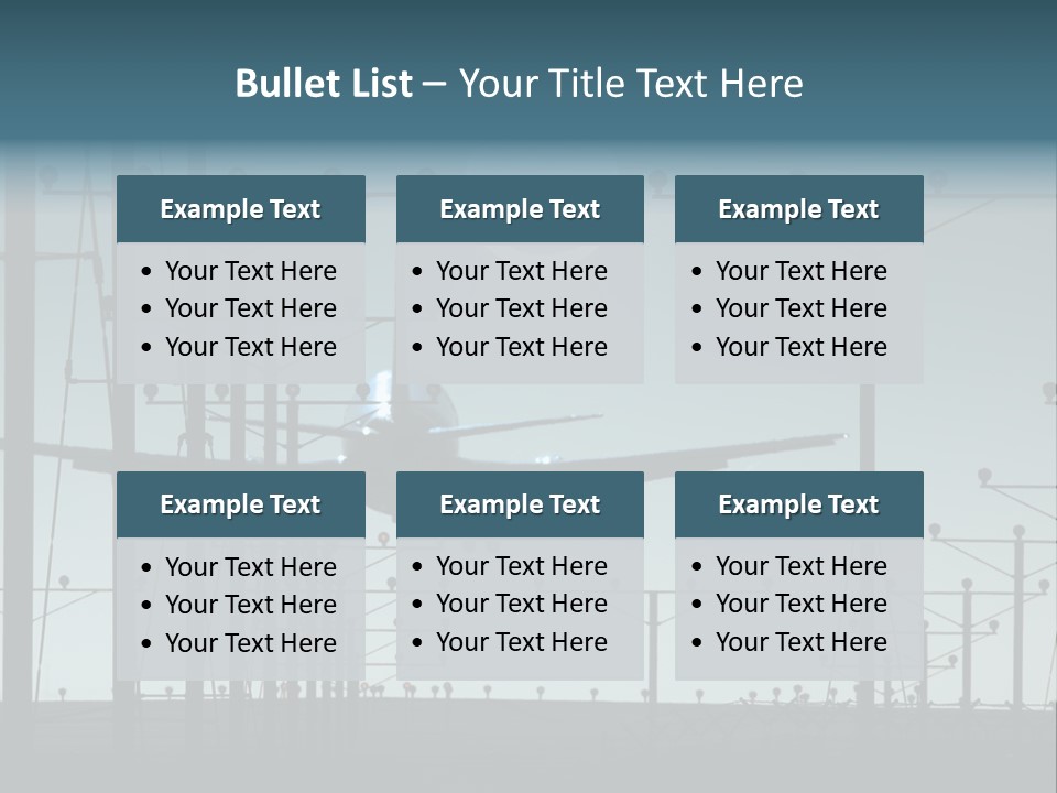 A Plane Flying In The Sky With The Moon In The Background PowerPoint Template