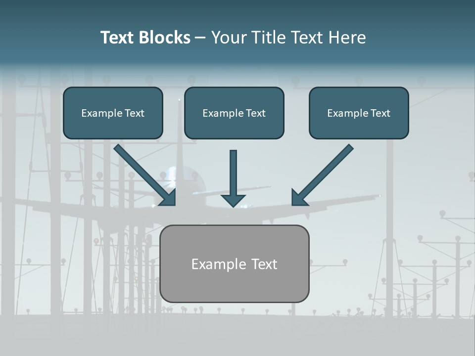 A Plane Flying In The Sky With The Moon In The Background PowerPoint Template