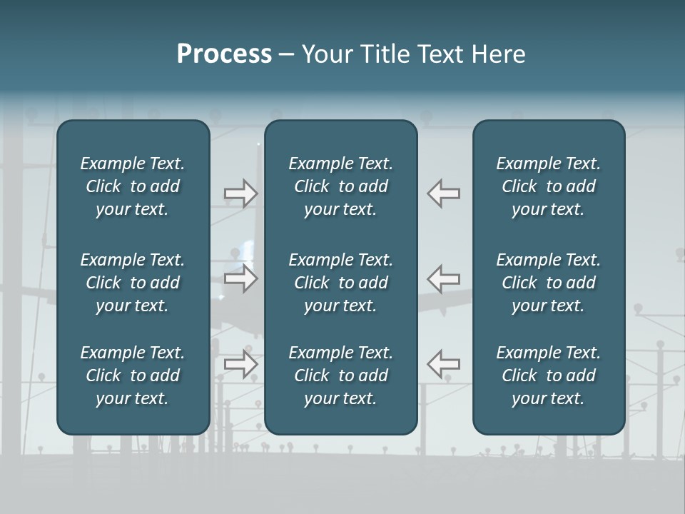 A Plane Flying In The Sky With The Moon In The Background PowerPoint Template