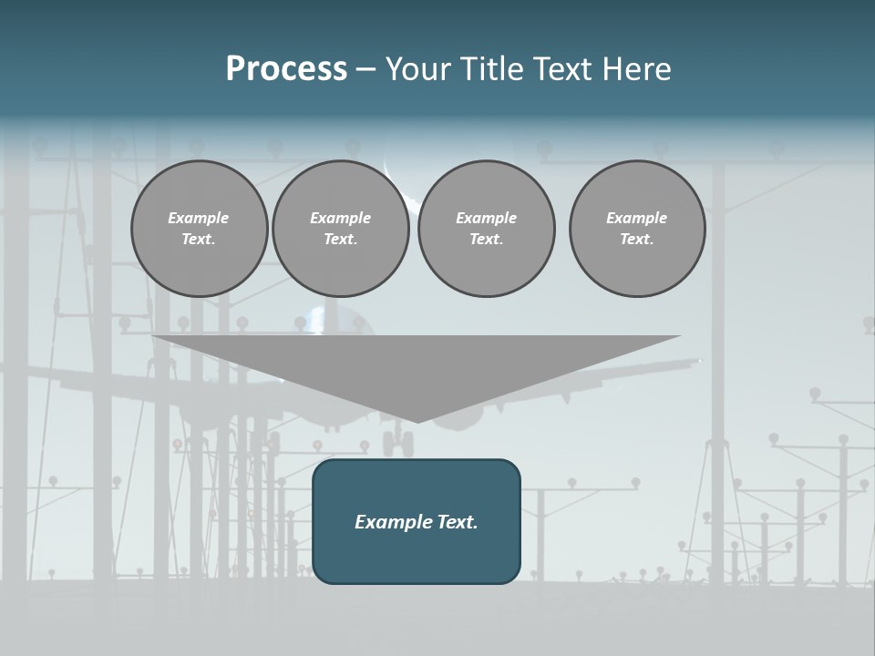 A Plane Flying In The Sky With The Moon In The Background PowerPoint Template