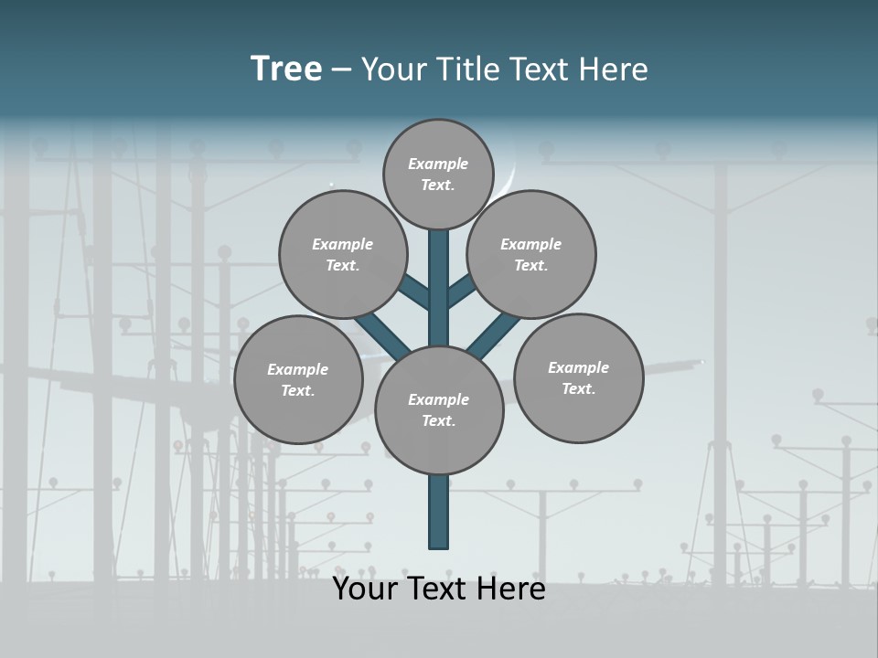 A Plane Flying In The Sky With The Moon In The Background PowerPoint Template