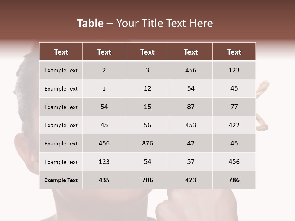 Attractive Young Woman Trying To Remember What The Piece Of String Round Her Finger Was Meant To Remind Her Of, Isolated On White Background. PowerPoint Template