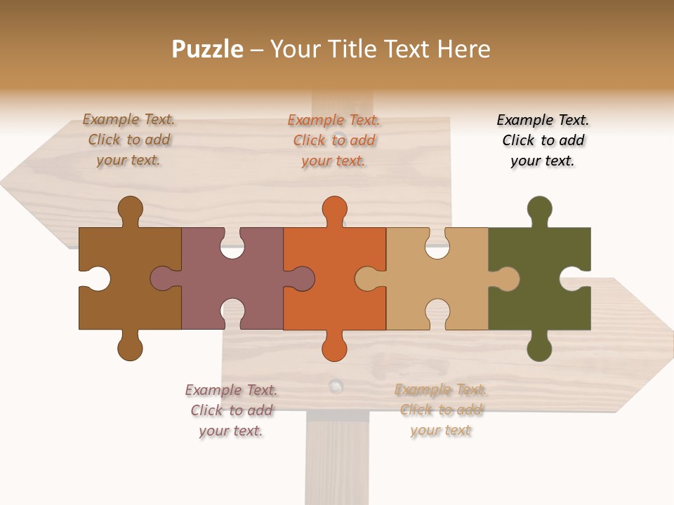 African Man Waving A South African Flag Against Blue Sky PowerPoint Template