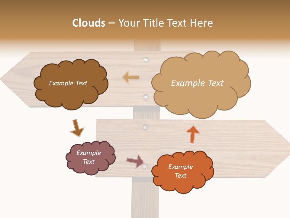 African Man Waving A South African Flag Against Blue Sky PowerPoint Template