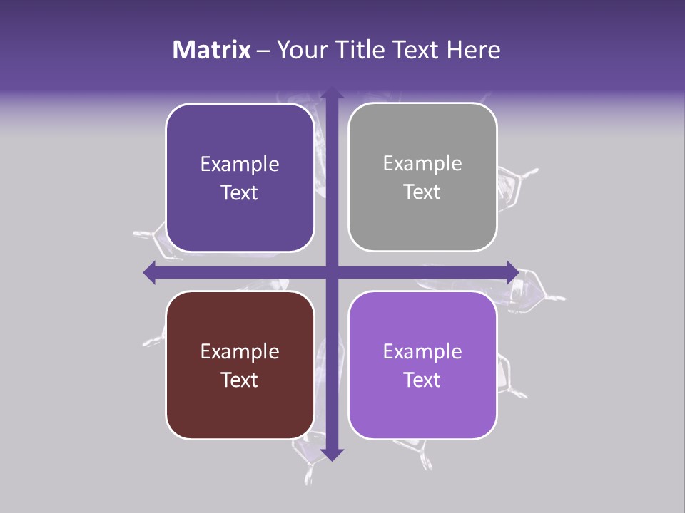 Twelve Crystal Quartz, Rose Quartz, And Amethyst Points With Silver Mountings Arranged To Create A Circular Sunburst, Isolated On Black Background PowerPoint Template