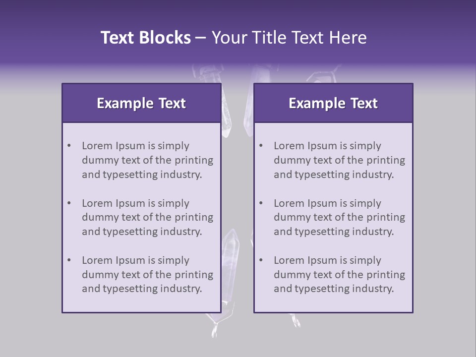Twelve Crystal Quartz, Rose Quartz, And Amethyst Points With Silver Mountings Arranged To Create A Circular Sunburst, Isolated On Black Background PowerPoint Template