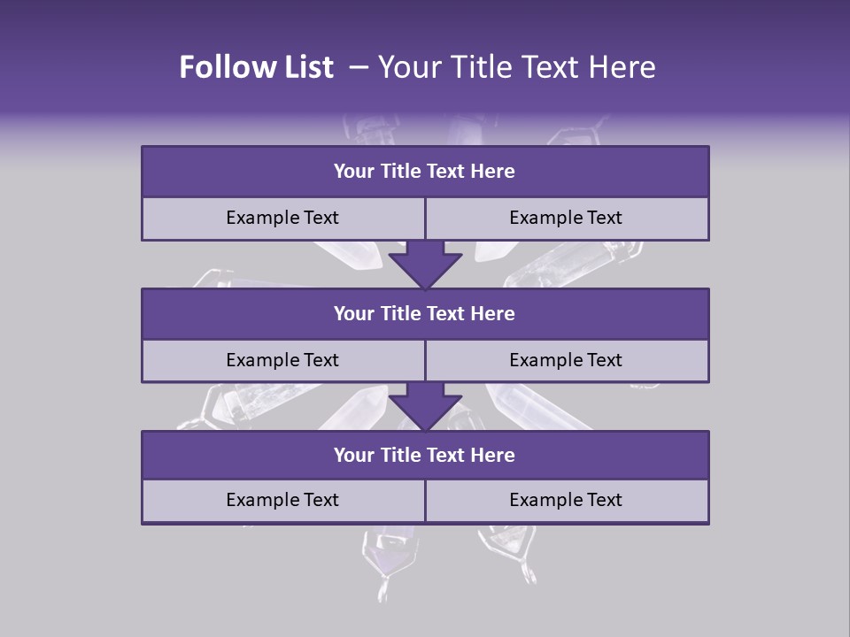 Twelve Crystal Quartz, Rose Quartz, And Amethyst Points With Silver Mountings Arranged To Create A Circular Sunburst, Isolated On Black Background PowerPoint Template