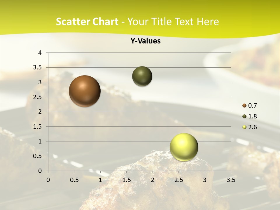 Chicken Cooking On A Grill PowerPoint Template