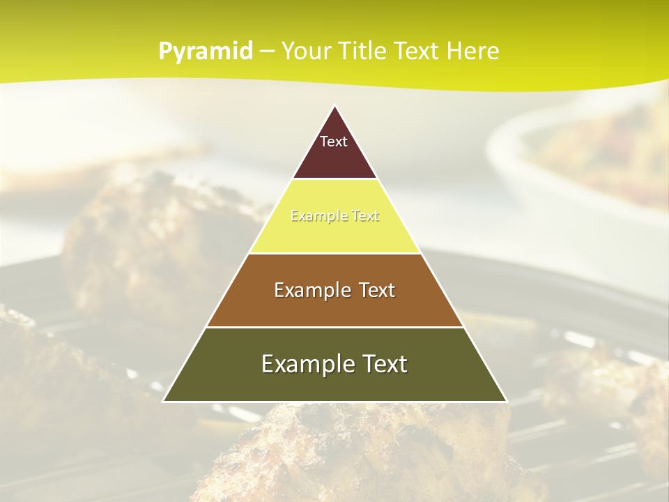 Chicken Cooking On A Grill PowerPoint Template