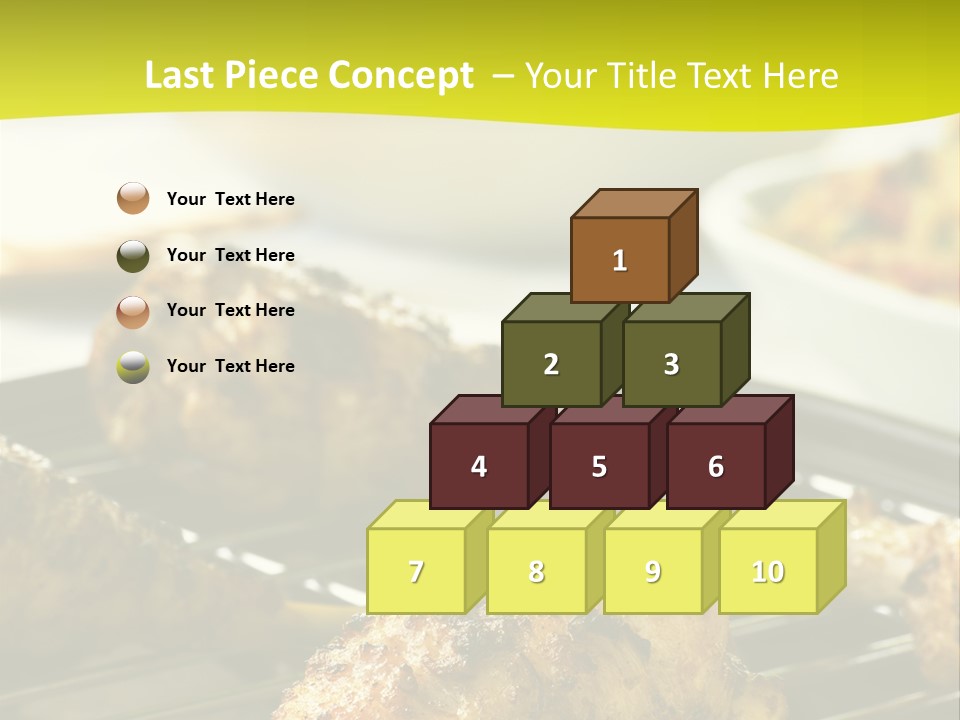 Chicken Cooking On A Grill PowerPoint Template