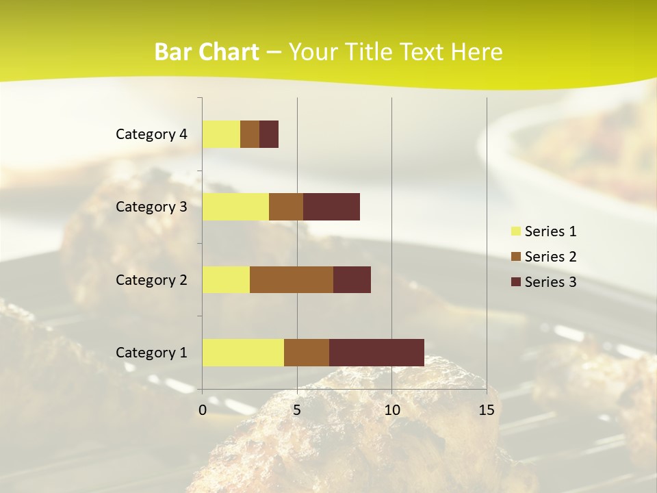 Chicken Cooking On A Grill PowerPoint Template