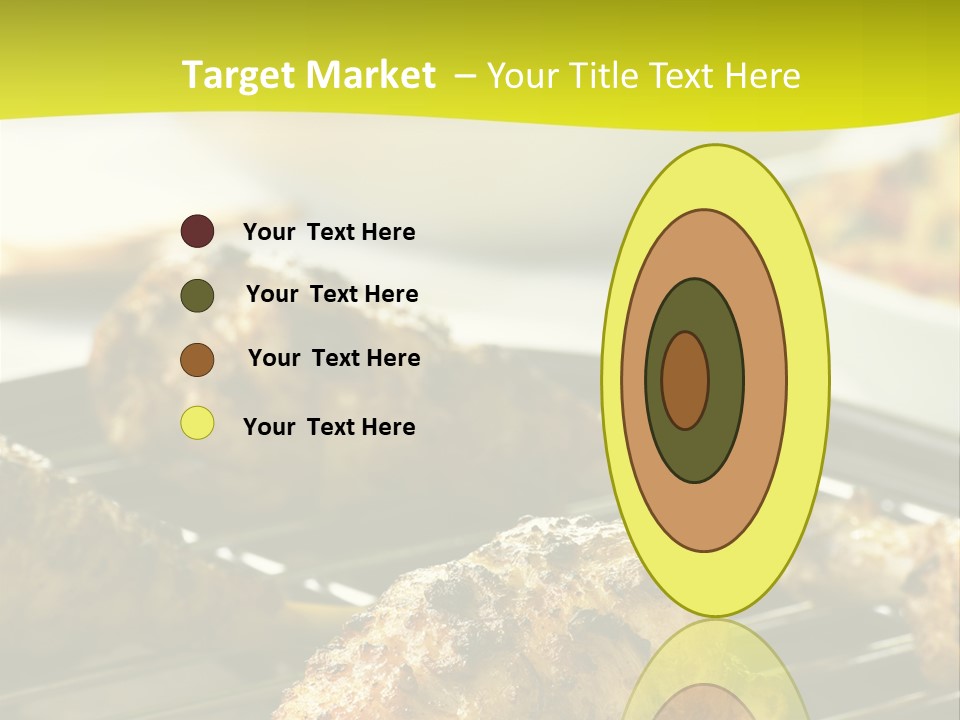 Chicken Cooking On A Grill PowerPoint Template